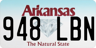 AR license plate 948LBN