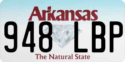 AR license plate 948LBP