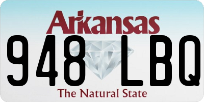 AR license plate 948LBQ