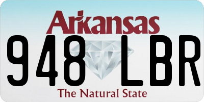 AR license plate 948LBR