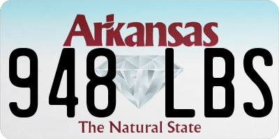 AR license plate 948LBS