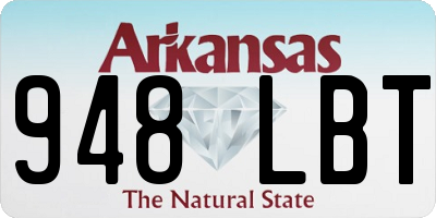 AR license plate 948LBT