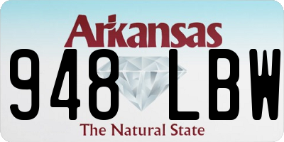 AR license plate 948LBW