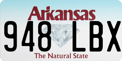 AR license plate 948LBX