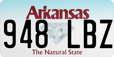AR license plate 948LBZ