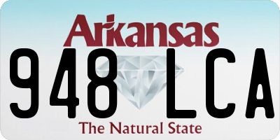 AR license plate 948LCA