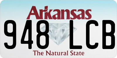 AR license plate 948LCB