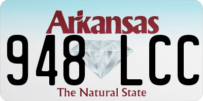 AR license plate 948LCC