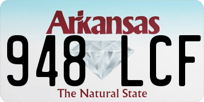 AR license plate 948LCF