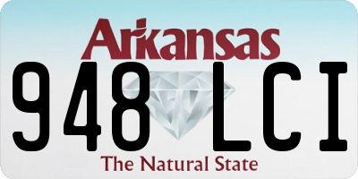 AR license plate 948LCI