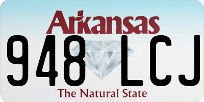AR license plate 948LCJ