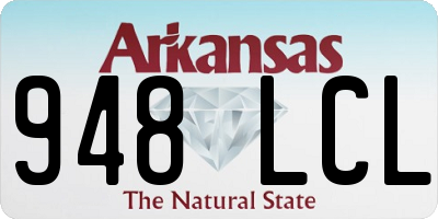 AR license plate 948LCL