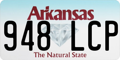 AR license plate 948LCP