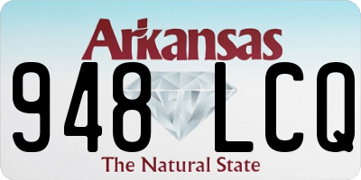 AR license plate 948LCQ