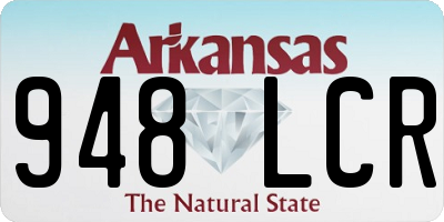 AR license plate 948LCR