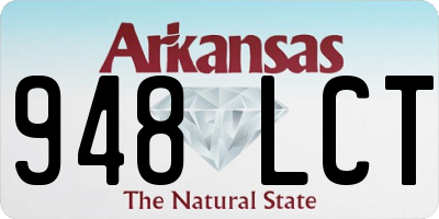 AR license plate 948LCT