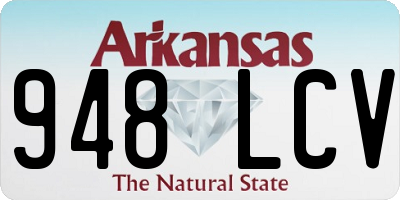 AR license plate 948LCV