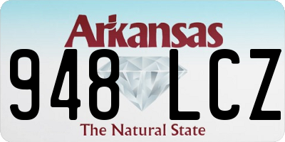 AR license plate 948LCZ
