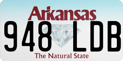 AR license plate 948LDB