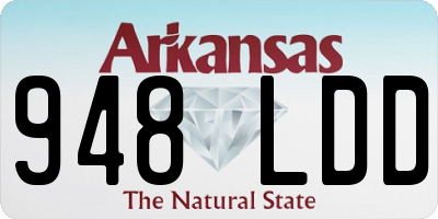 AR license plate 948LDD