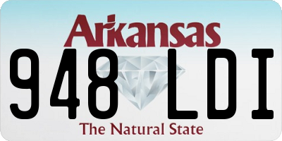 AR license plate 948LDI