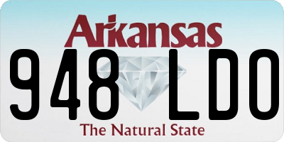 AR license plate 948LDO