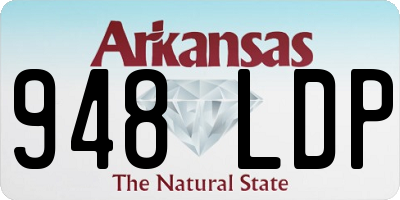 AR license plate 948LDP