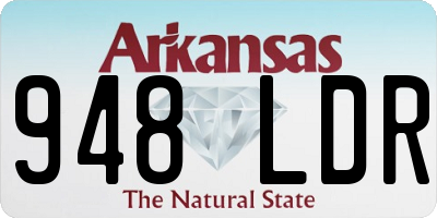 AR license plate 948LDR