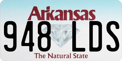 AR license plate 948LDS