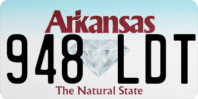 AR license plate 948LDT