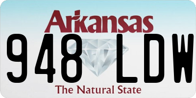 AR license plate 948LDW