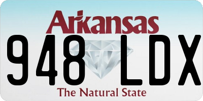 AR license plate 948LDX