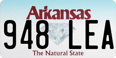 AR license plate 948LEA