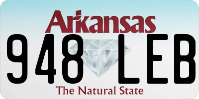 AR license plate 948LEB