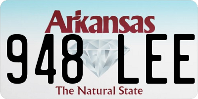 AR license plate 948LEE