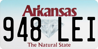 AR license plate 948LEI