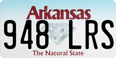 AR license plate 948LRS