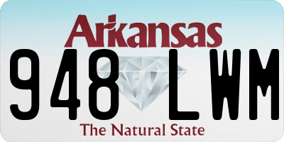 AR license plate 948LWM