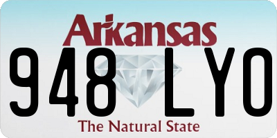 AR license plate 948LYO