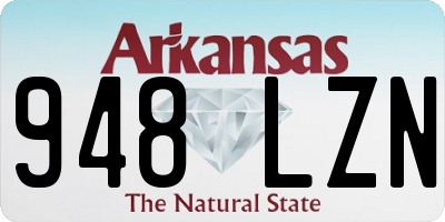 AR license plate 948LZN