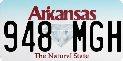 AR license plate 948MGH