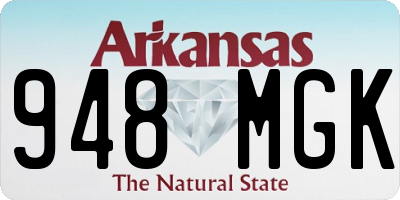 AR license plate 948MGK