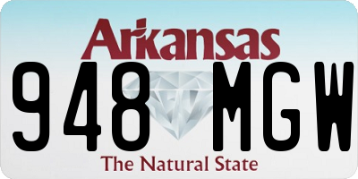 AR license plate 948MGW
