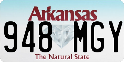 AR license plate 948MGY