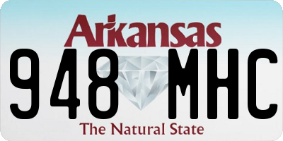AR license plate 948MHC