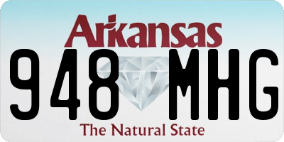 AR license plate 948MHG
