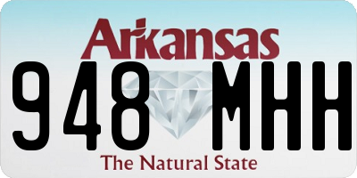 AR license plate 948MHH