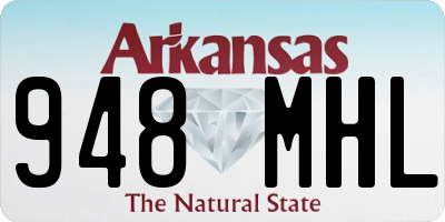 AR license plate 948MHL