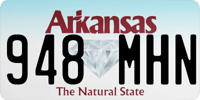 AR license plate 948MHN