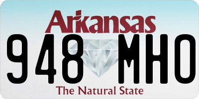 AR license plate 948MHO